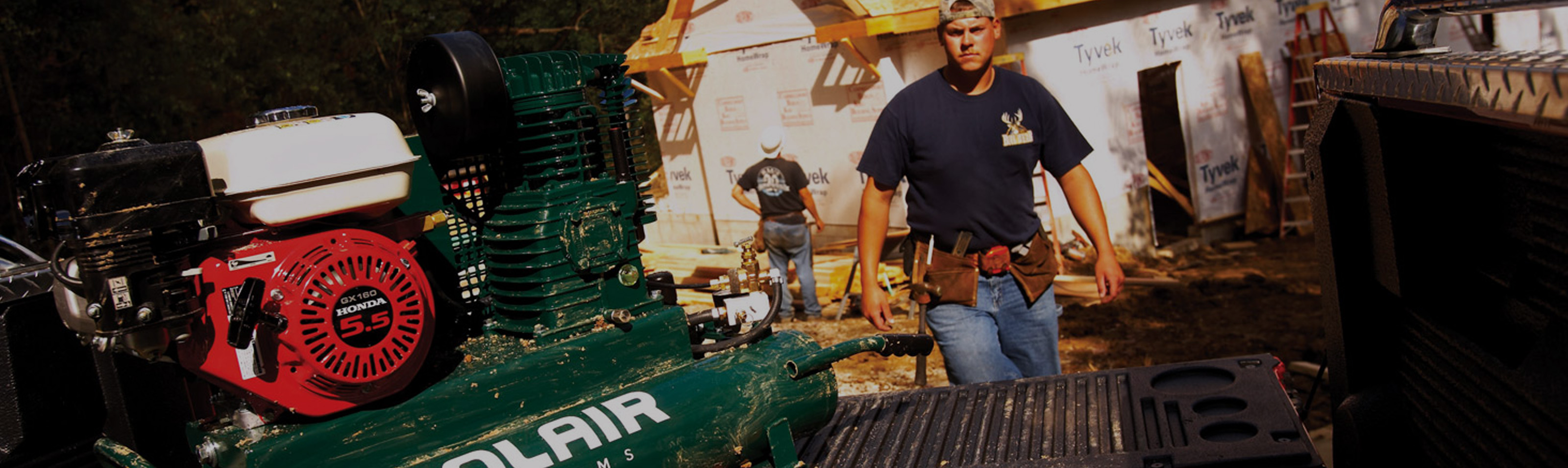 Man with Nail Gun